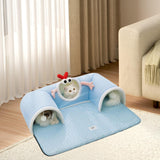 Maxbell Cat Tunnel Summer Breathable Interactive for Bunny Kitten Self Entertainment XL