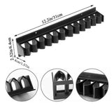Maxbell 2Pcs Riding Whips Rack Holders Equipment Storage Horse Organizer Wall Mounted