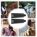 Maxbell 2Pcs Riding Whips Rack Holders Equipment Storage Horse Organizer Wall Mounted