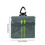 Maxbell Dog Treat Pouch Poop Bag Dispenser for Outdoor Use Leash Dog Training Travel grey