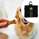 Maxbell Dog Treat Pouch Poop Bag Dispenser for Outdoor Use Leash Dog Training Travel black
