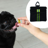 Maxbell Dog Treat Pouch Poop Bag Dispenser for Outdoor Use Leash Dog Training Travel black