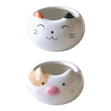 Maxbell Hamster Food Bowl Ceramic Small Pet Feeding Dish for Gerbil Ferret Squirrels cat