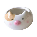 Maxbell Hamster Food Bowl Ceramic Small Pet Feeding Dish for Gerbil Ferret Squirrels pig