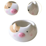Maxbell Hamster Food Bowl Ceramic Small Pet Feeding Dish for Gerbil Ferret Squirrels pig