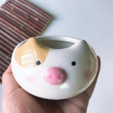Maxbell Hamster Food Bowl Ceramic Small Pet Feeding Dish for Gerbil Ferret Squirrels pig