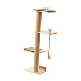 Maxbell 4 Tier Floor to Ceiling Cat Tree Cat Shelves for Kittens Indoor Cats Playing