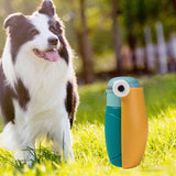 Maxbell Dog Water Bottle Dispenser Pet Water Dispenser for Hiking Outdoor Activities blue yellow