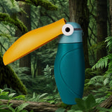 Maxbell Dog Water Bottle Dispenser Pet Water Dispenser for Hiking Outdoor Activities blue yellow