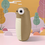 Maxbell Dog Water Bottle Dispenser Pet Water Dispenser for Hiking Outdoor Activities beige white