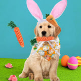 Maxbell Easter Dog Costume Holiday Costume Accessories Decoration Triangle Dog Scarf