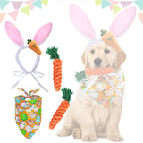 Maxbell Easter Dog Costume Holiday Costume Accessories Decoration Triangle Dog Scarf
