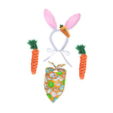 Maxbell Easter Dog Costume Holiday Costume Accessories Decoration Triangle Dog Scarf