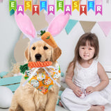 Maxbell Easter Dog Costume Holiday Costume Accessories Decoration Triangle Dog Scarf