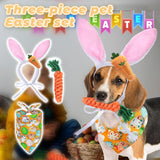 Maxbell Easter Dog Costume Holiday Costume Accessories Decoration Triangle Dog Scarf