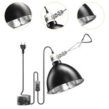 Maxbell Reptile Light Fixture for Reptile Basking for Lizards Bearded Dragons Geckos