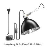 Maxbell Reptile Light Fixture for Reptile Basking for Lizards Bearded Dragons Geckos