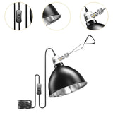 Maxbell Reptile Light Fixture for Reptile Basking Heat Lamp for Snake Iguanas Geckos