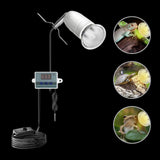 Maxbell Reptile Heating Lamp Stand Sturdy Light Fixture for Chicks Bearded Reptile Tank