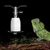 Maxbell Reptile Heating Lamp Stand Sturdy Light Fixture for Chicks Bearded Reptile Tank