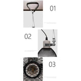 Maxbell Reptile Heating Lamp Shade Anti Scald Heater Guard for Pet Amphibians Lizard