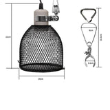 Maxbell Reptile Heating Lampshade 5.5inch Mesh Cage Protection for Bird Snake Chicks