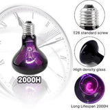 Maxbell Basking Spot Light Bulb Reptile Night Light Bulb for Reptile Amphibian Snake 50W