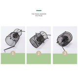 Maxbell Retractable Reptile Lamp Holder Reptile Accessories for Frogs Birds Pet