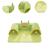Maxbell Pet Cat Tunnel Bed Summer Nest Play Center for Hamster Rabbits Entertainment M