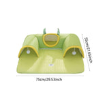 Maxbell Pet Cat Tunnel Bed Summer Nest Play Center for Hamster Rabbits Entertainment L