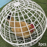 Rolling Chicken Coop Ventilation Ball Shape for Geese Chicks Backyard 20cm