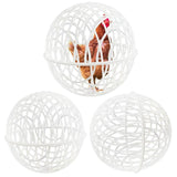 Rolling Chicken Coop Ventilation Ball Shape for Geese Chicks Backyard 20cm
