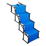 Folding Dog Stairs Stable Reinforced Steel Tube Dog Steps for SUV Car Trucks