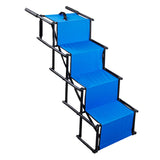 Folding Dog Stairs Stable Reinforced Steel Tube Dog Steps for SUV Car Trucks