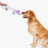 Squeaky Plush Dog Toy Bite Resistant for Puppy Interactive Toy for Dogs Cats Purple