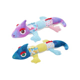 Squeaky Plush Dog Toy Bite Resistant for Puppy Interactive Toy for Dogs Cats Purple