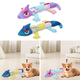 Squeaky Plush Dog Toy Bite Resistant for Puppy Interactive Toy for Dogs Cats Purple