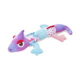 Squeaky Plush Dog Toy Bite Resistant for Puppy Interactive Toy for Dogs Cats Purple