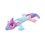 Squeaky Plush Dog Toy Bite Resistant for Puppy Interactive Toy for Dogs Cats Purple