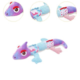 Squeaky Plush Dog Toy Bite Resistant for Puppy Interactive Toy for Dogs Cats Purple