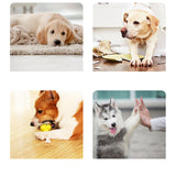 Squeaky Plush Dog Toy Bite Resistant for Puppy Interactive Toy for Dogs Cats Purple