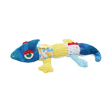 Squeaky Plush Dog Toy Bite Resistant for Puppy Interactive Toy for Dogs Cats Blue