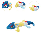 Squeaky Plush Dog Toy Bite Resistant for Puppy Interactive Toy for Dogs Cats Blue