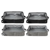 Maxbell Cat Litter Box Oxford Cloth Portable Waterproof Travel Easy to Carry Folding Black L