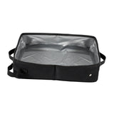Maxbell Cat Litter Box Oxford Cloth Portable Waterproof Travel Easy to Carry Folding Black L