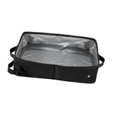 Maxbell Cat Litter Box Oxford Cloth Portable Waterproof Travel Easy to Carry Folding Black XL