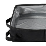 Maxbell Cat Litter Box Oxford Cloth Portable Waterproof Travel Easy to Carry Folding Black XL