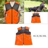 Summer Dog Handler Training Vest with 6 Large Pocket Waterproof Fishing Vest Size M