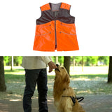 Summer Dog Handler Training Vest with 6 Large Pocket Waterproof Fishing Vest Size XL