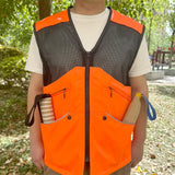 Summer Dog Handler Training Vest with 6 Large Pocket Waterproof Fishing Vest Size XXXL